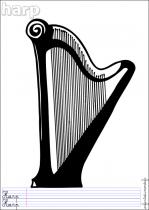 coloriage-harpe-1